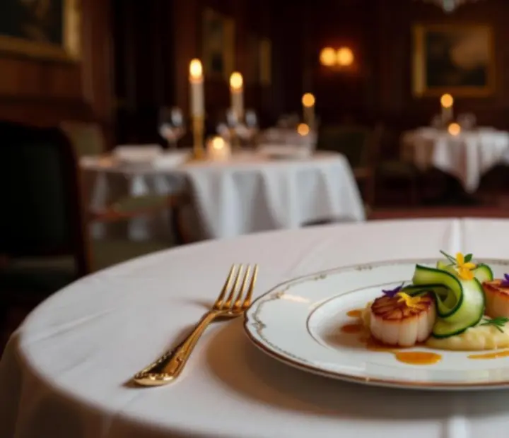 Degustační Chef's Menu servírované v několika chodech